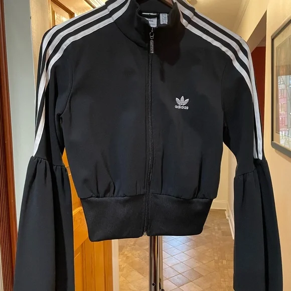 Adidas Women's Black Track Jacket - Picture 1 of 6